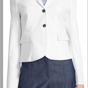 Boss Jimyna Blazer Jacket White Size 6